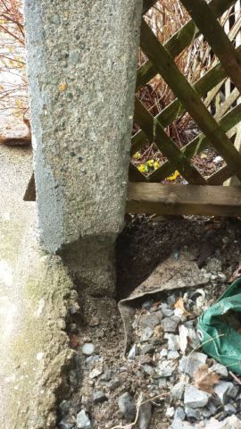 image of concrete footing-concrete repair services completed in the Halifax, NS by Pro Foundation Services based in Halifax, NS covering all of the Halifax-Dartmouth Regional Municipality, Chester, Bridgewater, liverpool, Windsor, Wolfville, Kentville, Elmsdale, Truro, Musquodoboit Harbour & surrounding areas.