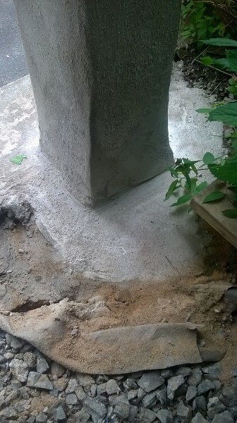 image of concrete footing-concrete repair services completed in Halifax, NS by Pro Foundation Services based in Halifax, NS covering all of the Halifax-Dartmouth Regional Municipality, Chester, Bridgewater, liverpool, Windsor, Wolfville, Kentville, Elmsdale, Truro, Musquodoboit Harbour & surrounding area.