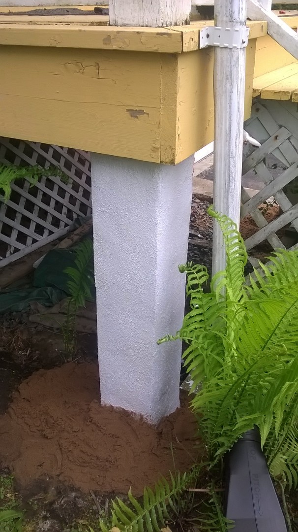 image of concrete pillars-concrete repair services completed in the Halifax, NS by Pro Foundation Services based in Halifax, NS covering all of the Halifax-Dartmouth Regional Municipality, Chester, Bridgewater, liverpool, Windsor, Wolfville, Kentville, Elmsdale, Truro, Musquodoboit Harbour & surrounding areas.