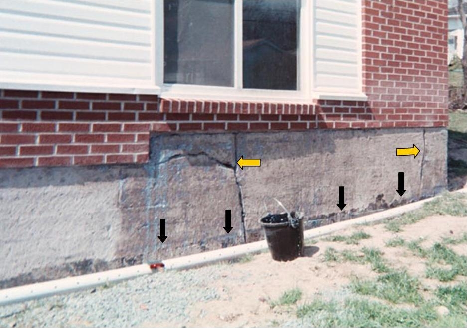 image of foundation crack-foundation crack repair & foundation water proofing services completed in Halifax, NS by Pro Foundation Services based in Halifax, NS covering all of the Halifax-Dartmouth Regional Municipality, Chester, Bridgewater, liverpool, Windsor, Wolfville, Kentville, Elmsdale, Truro, Musquodoboit Harbour & surrounding area.